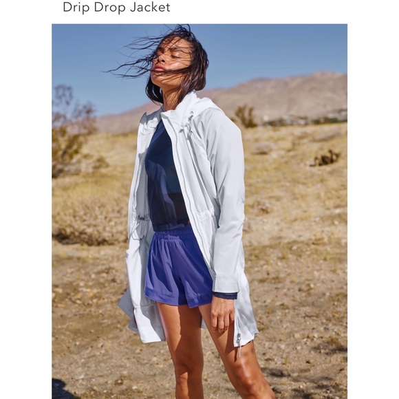 Athleta Drip Drop Jacket SZ 1X - NWT - White - Picture 2 of 15